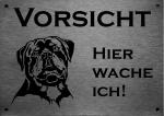 Rottweiler | Edelstahl Warnschild